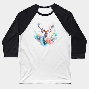 deer watercolor Baseball T-Shirt